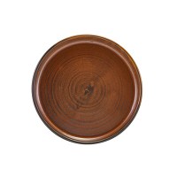 Rustic Copper Low Presentation Plate